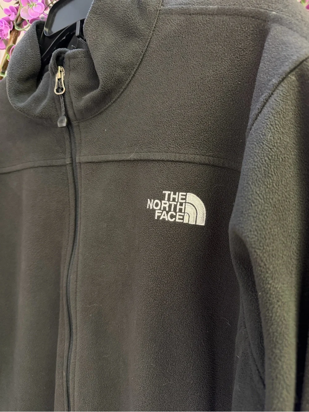 The North Face - Windwall Men's Black Lightweight Full-Zip Fleece Jacket
